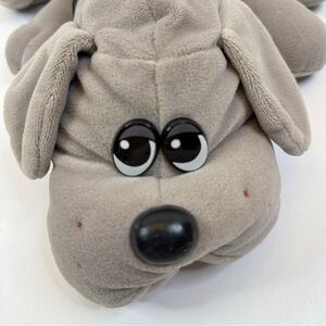 18” Pound Puppy Gray Stuffed Plushy 1985 Vintage